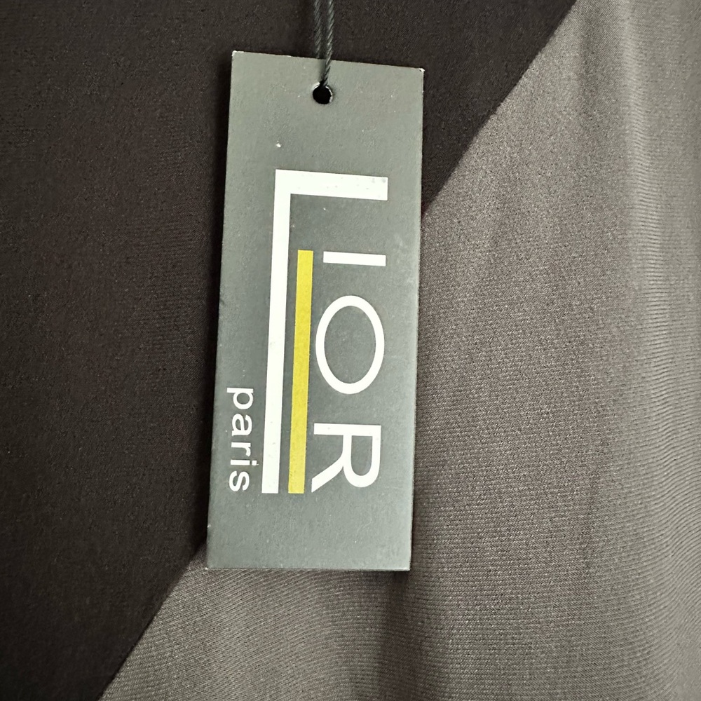 LIOR PARIS Women's Colorblock Top - Black, Gray, Cream Sz S NWT - Picture 3 of 7